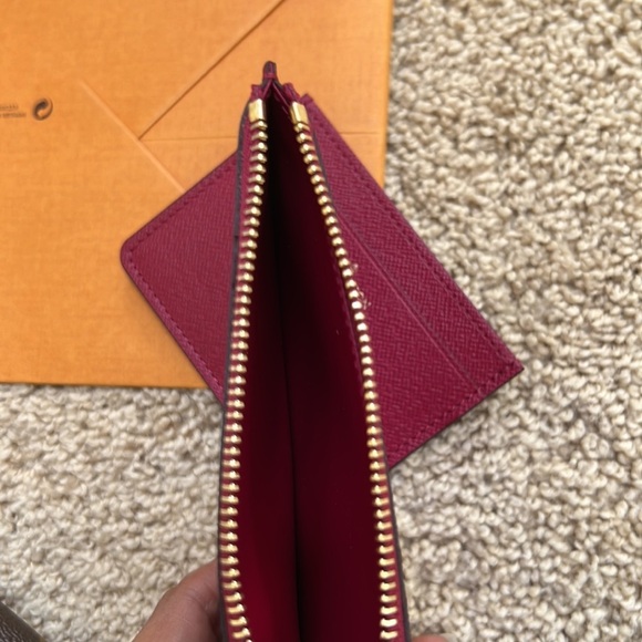 LOUIS VUITTON monogram Jeanne wallet with Louis Vuitton inserts - Picture 11 of 14